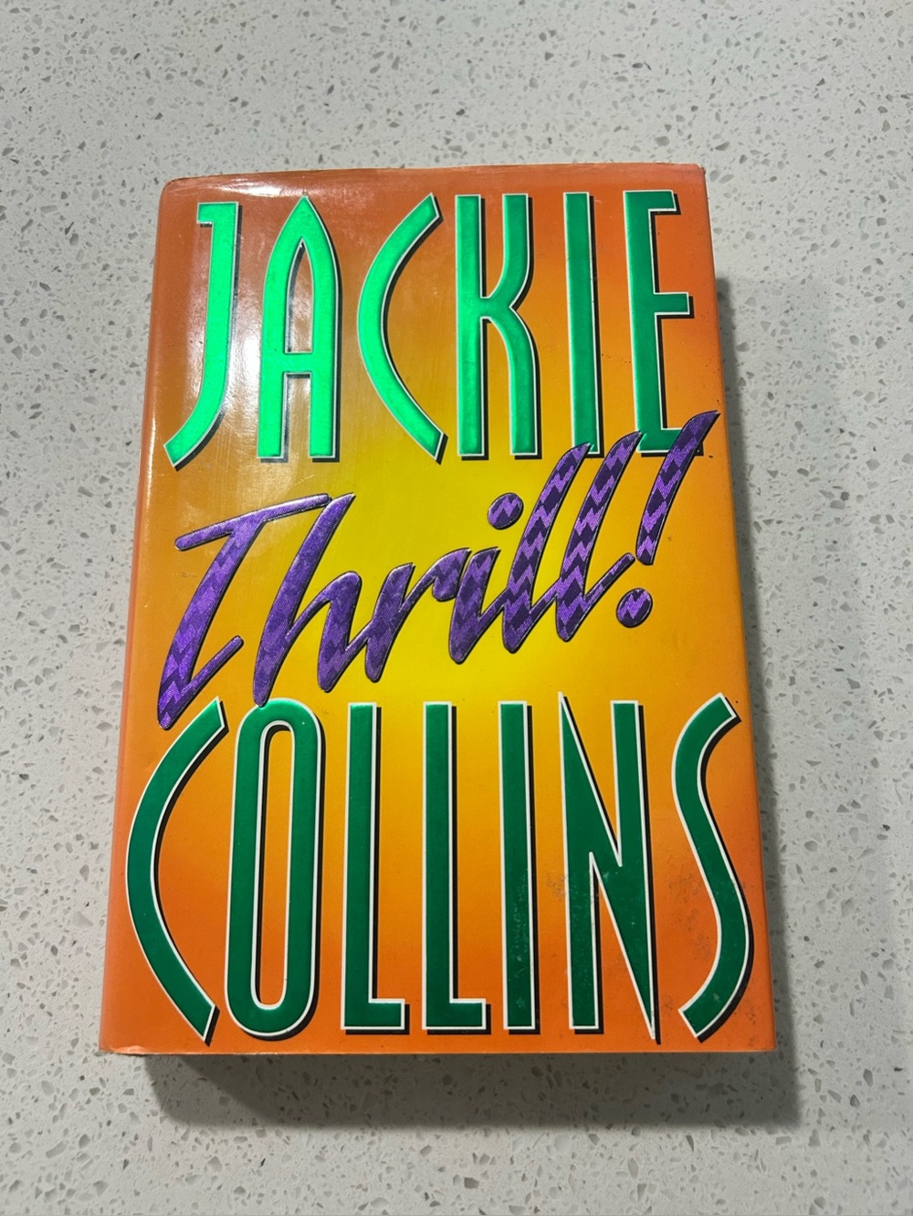Jackie Collins 'Thrill!' Hardcover, Vintage, Book